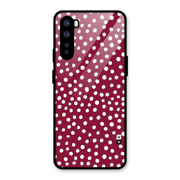 Best Dots Pattern Glass Back Case for OnePlus Nord
