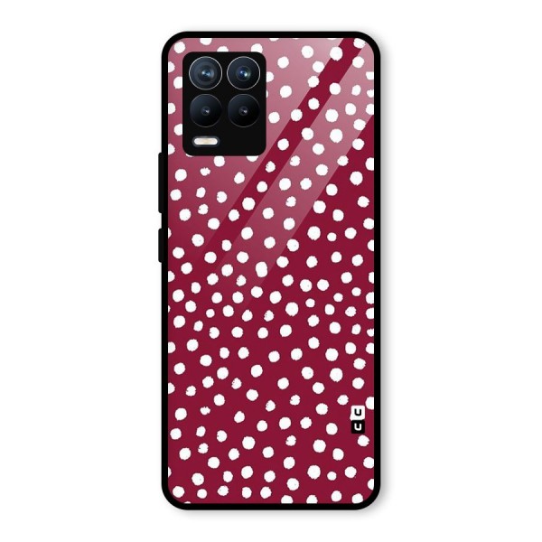 Best Dots Pattern Glass Back Case for Realme 8