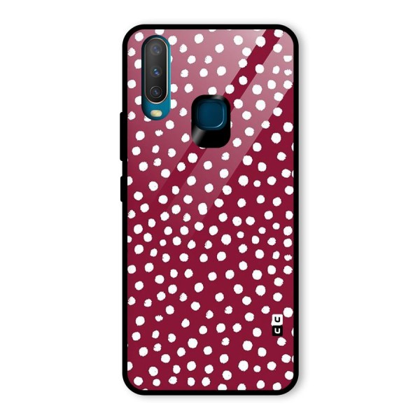 Best Dots Pattern Glass Back Case for Vivo Y12