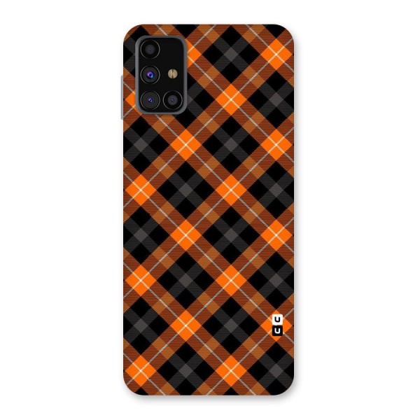 Best Textile Pattern Back Case for Galaxy M31s