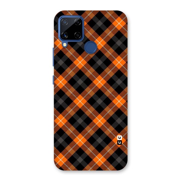 Best Textile Pattern Back Case for Realme C12