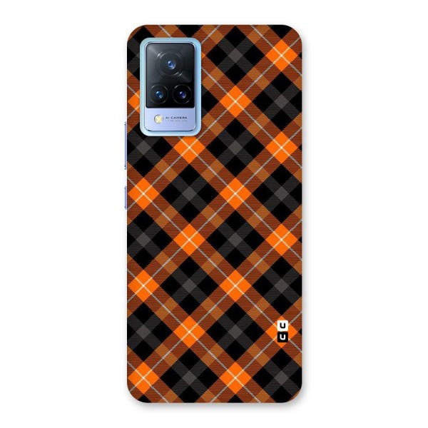 Best Textile Pattern Back Case for Vivo V21 5G