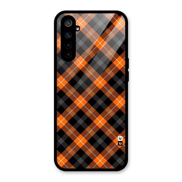 Best Textile Pattern Glass Back Case for Realme 6