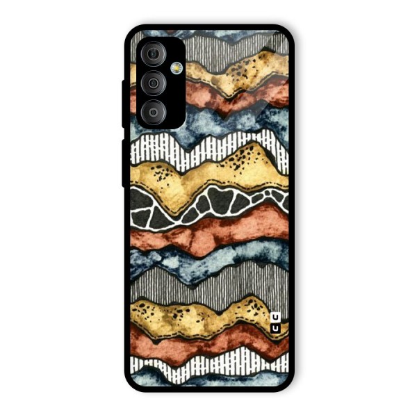 Best Texture Pattern Glass Back Case for Galaxy F23