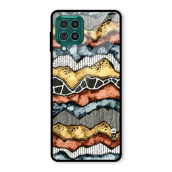 Best Texture Pattern Glass Back Case for Galaxy F62