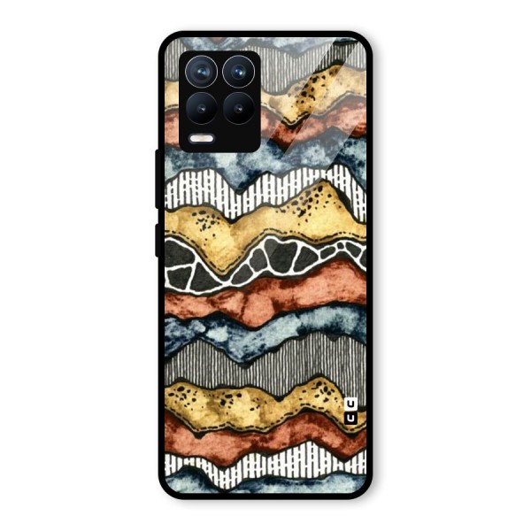 Best Texture Pattern Glass Back Case for Realme 8