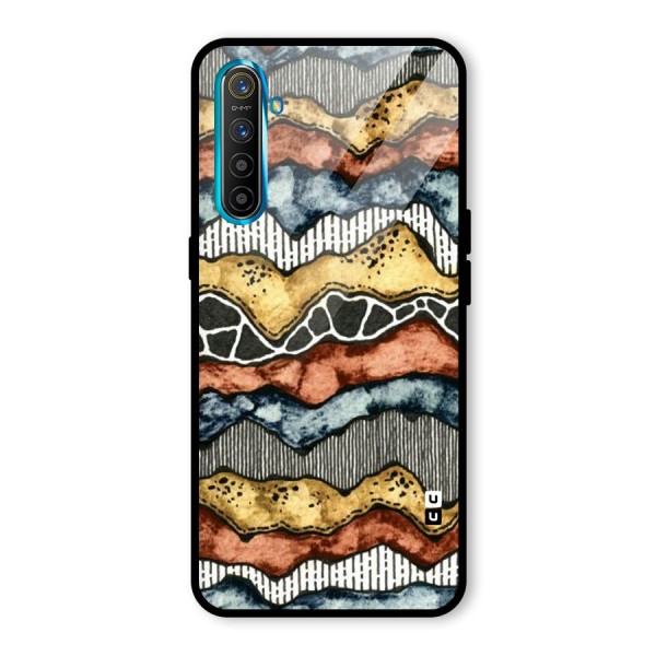 Best Texture Pattern Glass Back Case for Realme XT