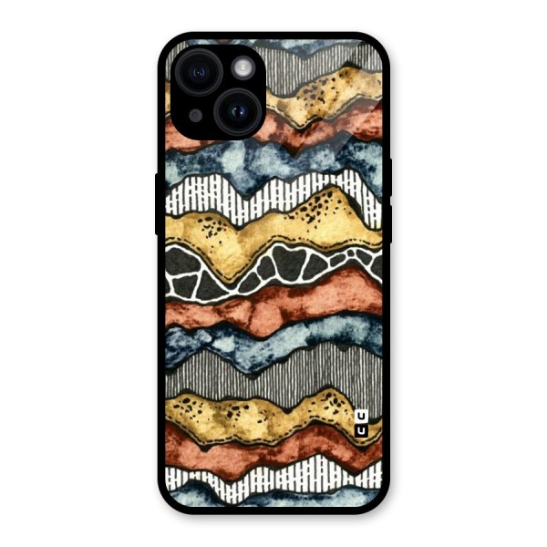 Best Texture Pattern Glass Back Case for iPhone 14