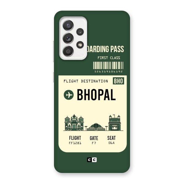 Bhopal Boarding Pass Back Case for Galaxy A52