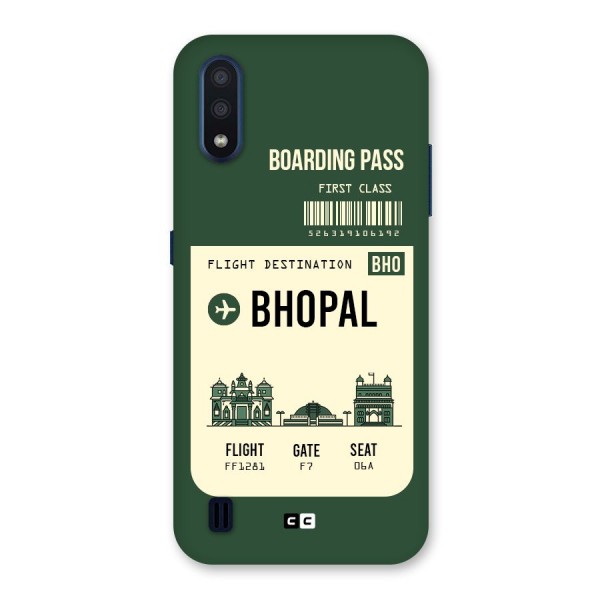 Bhopal Boarding Pass Back Case for Galaxy M01