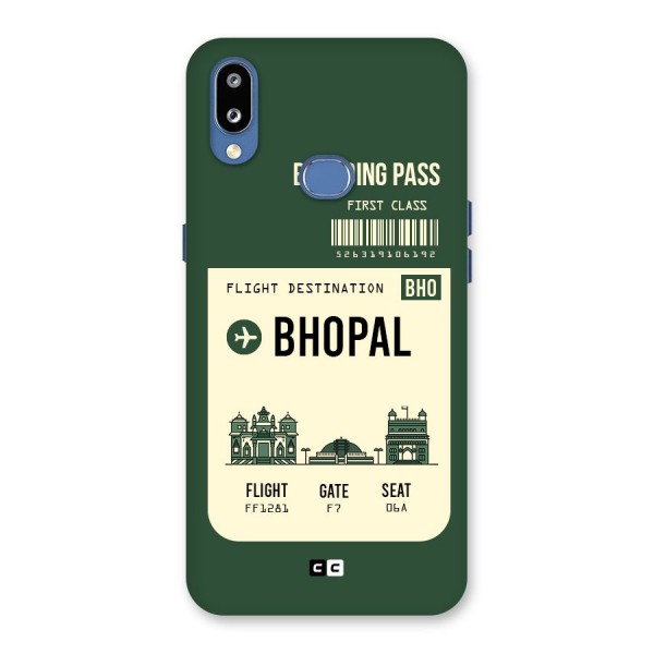 Bhopal Boarding Pass Back Case for Galaxy M01s