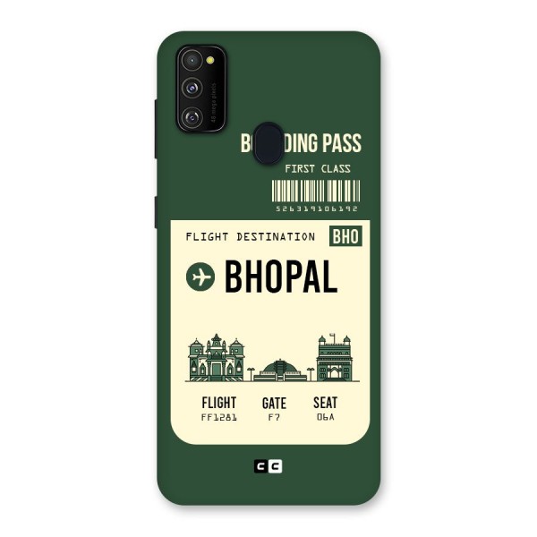 Bhopal Boarding Pass Back Case for Galaxy M21