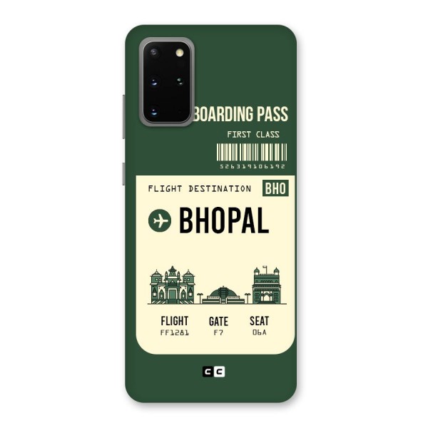 Bhopal Boarding Pass Back Case for Galaxy S20 Plus