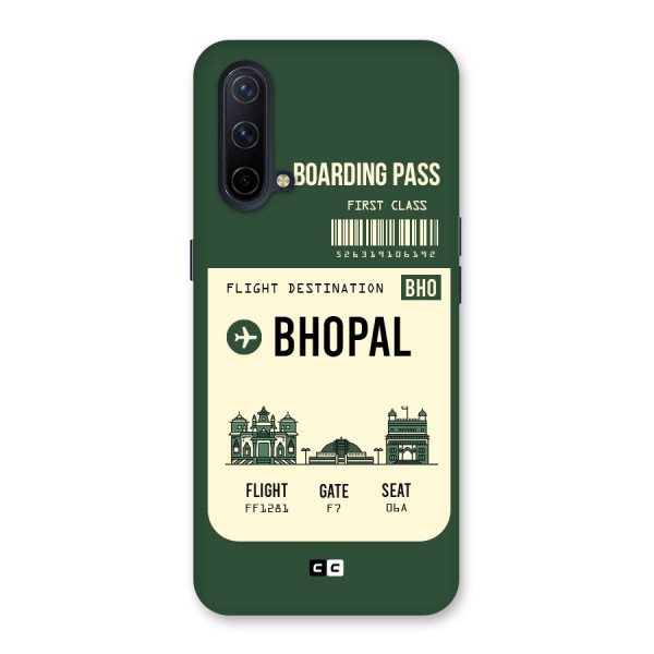 Bhopal Boarding Pass Back Case for OnePlus Nord CE 5G