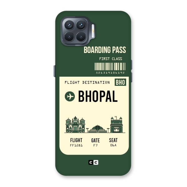 Bhopal Boarding Pass Back Case for Oppo F17 Pro