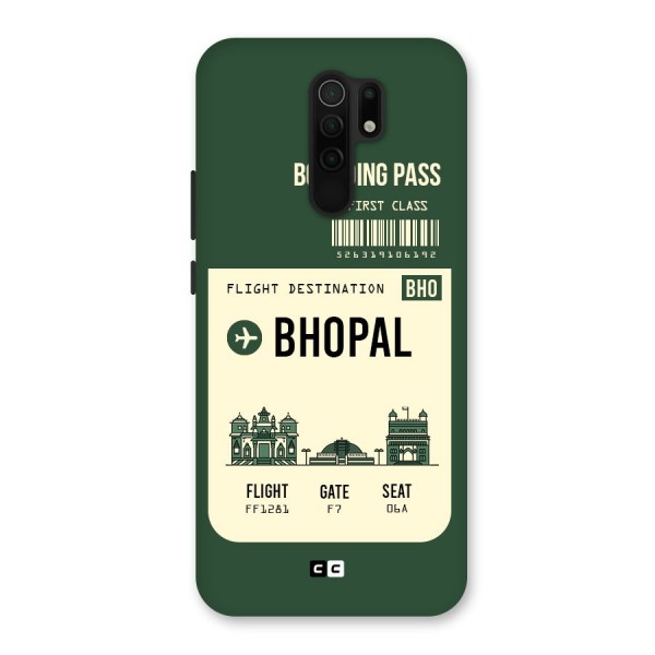 Bhopal Boarding Pass Back Case for Redmi 9 Prime