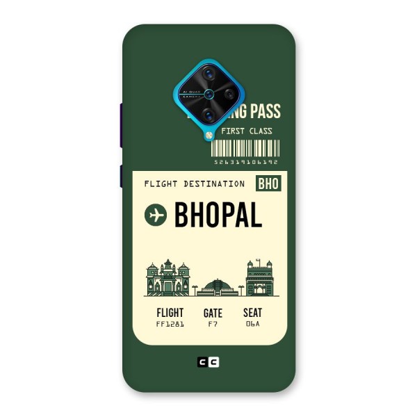 Bhopal Boarding Pass Back Case for Vivo S1 Pro