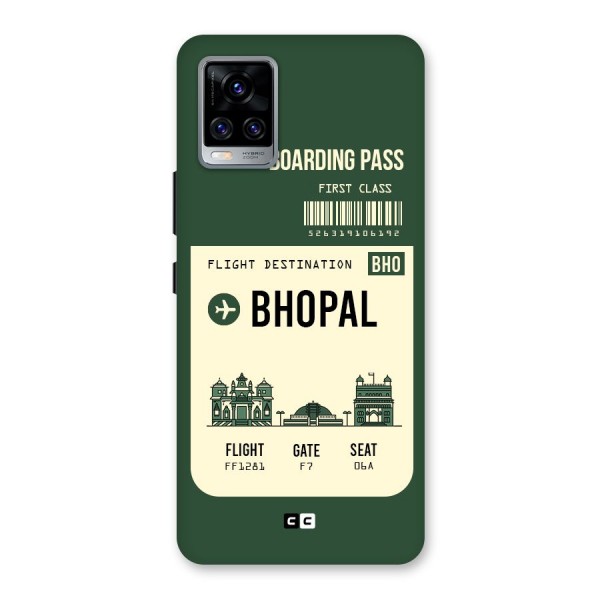 Bhopal Boarding Pass Back Case for Vivo V20 Pro