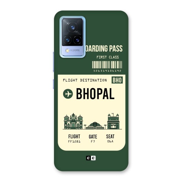 Bhopal Boarding Pass Back Case for Vivo V21 5G