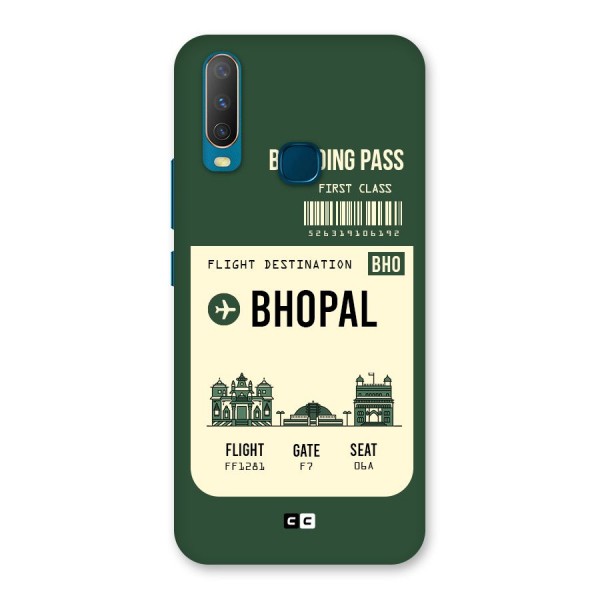 Bhopal Boarding Pass Back Case for Vivo Y12