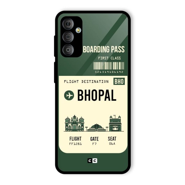 Bhopal Boarding Pass Glass Back Case for Galaxy F23