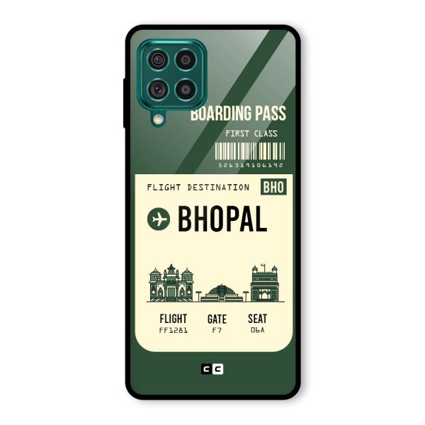 Bhopal Boarding Pass Glass Back Case for Galaxy F62