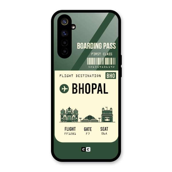 Bhopal Boarding Pass Glass Back Case for Realme 6