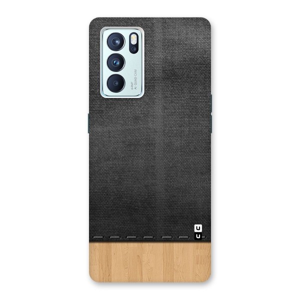 Bicolor Wood Texture Back Case for Oppo Reno6 Pro 5G