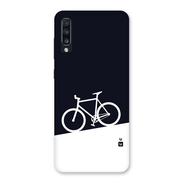 Bicycle Minimal Art Back Case for Galaxy A70s