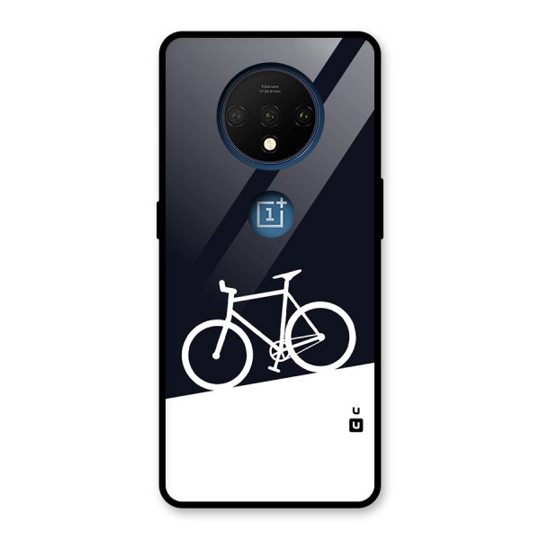 Bicycle Minimal Art Glass Back Case for OnePlus 7T