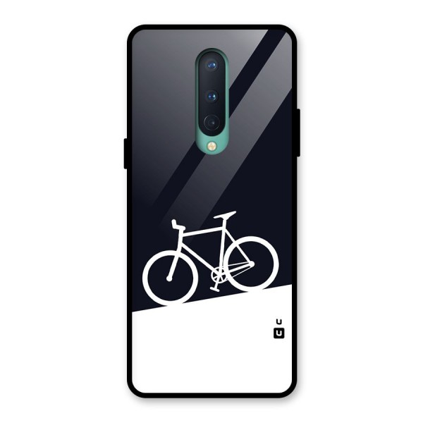 Bicycle Minimal Art Glass Back Case for OnePlus 8