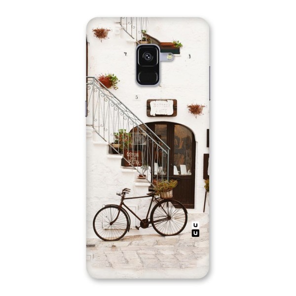 Bicycle Wall Back Case for Galaxy A8 Plus