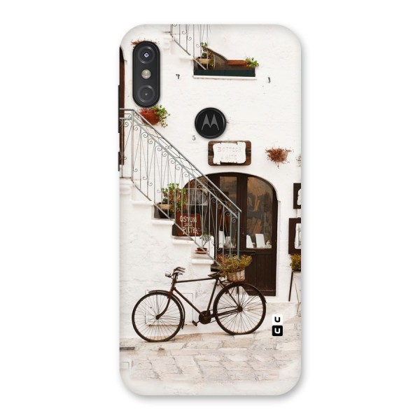 Bicycle Wall Back Case for Motorola One Power