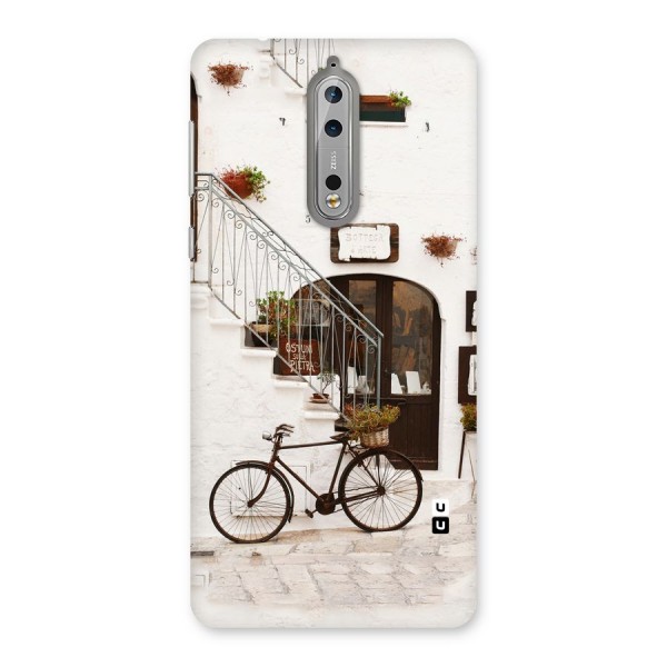 Bicycle Wall Back Case for Nokia 8