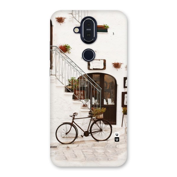 Bicycle Wall Back Case for Nokia 8.1