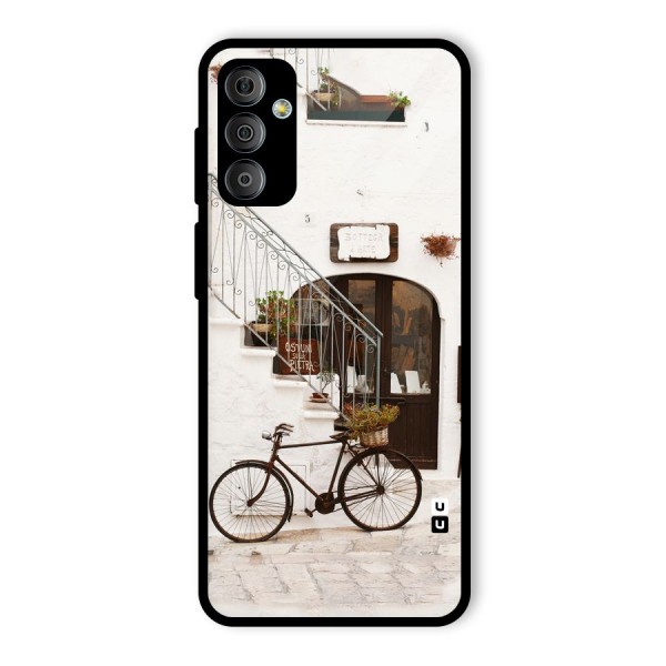 Bicycle Wall Glass Back Case for Galaxy F23