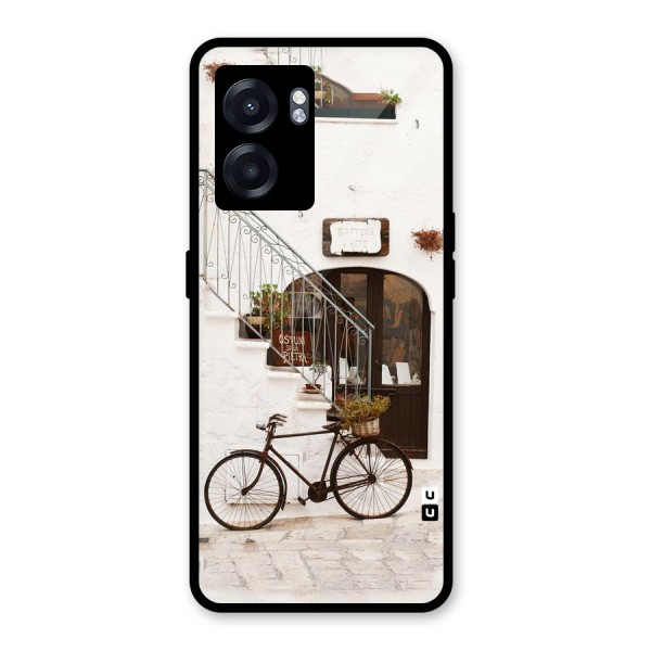 Bicycle Wall Glass Back Case for Oppo K10 (5G)