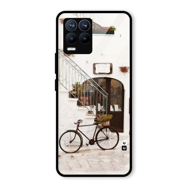 Bicycle Wall Glass Back Case for Realme 8 Pro