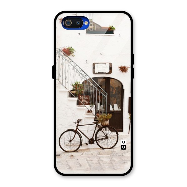 Bicycle Wall Glass Back Case for Realme C2