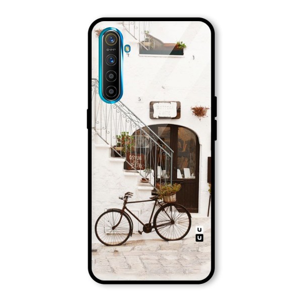 Bicycle Wall Glass Back Case for Realme XT