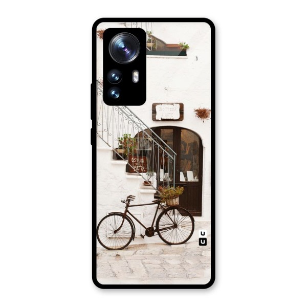 Bicycle Wall Glass Back Case for Xiaomi 12 Pro