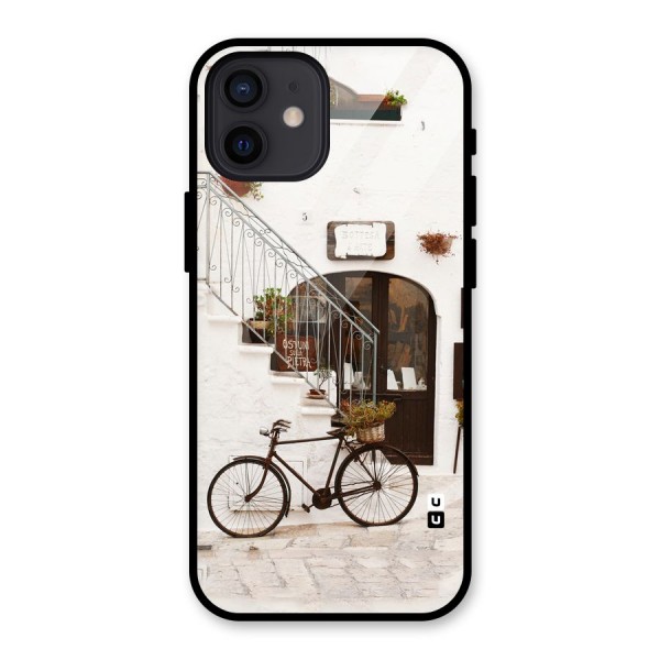 Bicycle Wall Glass Back Case for iPhone 12