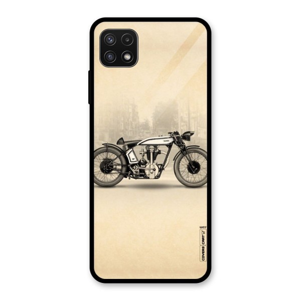 Bike Ride Glass Back Case for Galaxy A22 5G