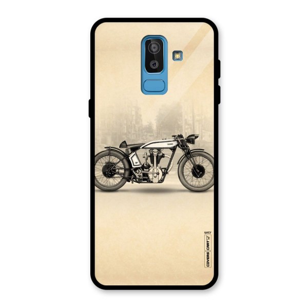 Bike Ride Glass Back Case for Galaxy J8