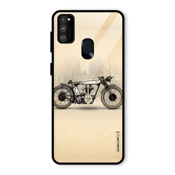 Bike Ride Glass Back Case for Galaxy M21