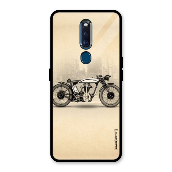 Bike Ride Glass Back Case for Oppo F11 Pro