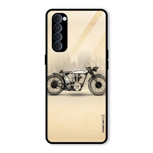 Bike Ride Glass Back Case for Oppo Reno4 Pro