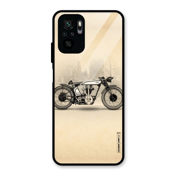 Bike Ride Glass Back Case for Redmi Note 10