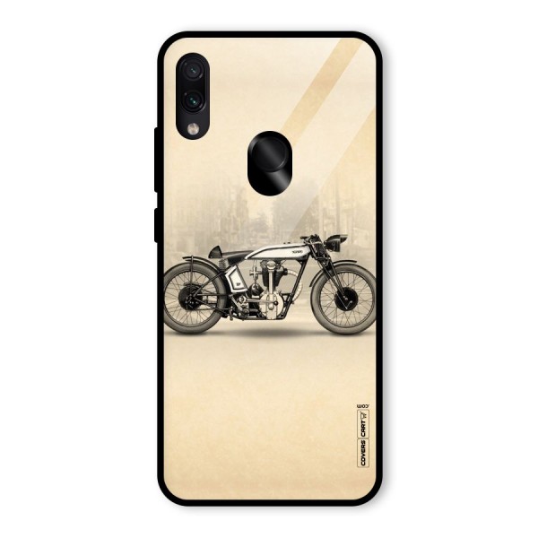 Bike Ride Glass Back Case for Redmi Note 7