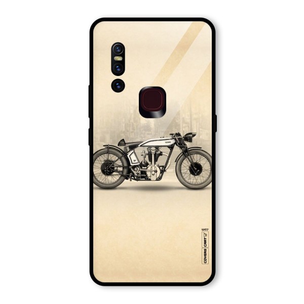 Bike Ride Glass Back Case for Vivo V15